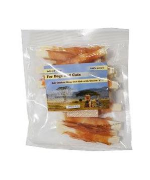 Pochoutka Tresčí plátky s kuřecím masem měkké 