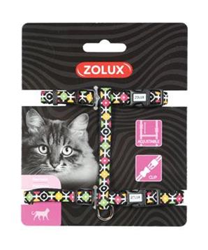 Postroj kočka ARROW nylon černý Zolux