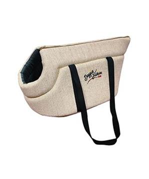 Přepravní taška Boho II. 48x35x30cm šedo-krémová