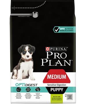 PRO PLAN Puppy Medium Sens.Digestion Lamb