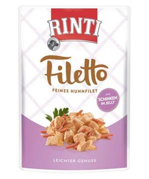 Rinti Dog Filetto kapsa kuře+šunka v želé