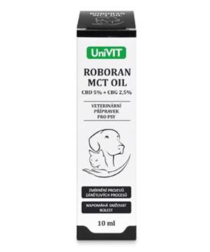 Roboran MCT olej CBD 5%+CBG 2,5% 