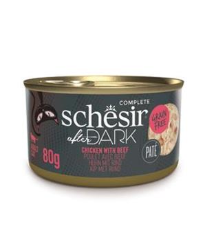 Schesir Cat konz. After Dark Paté kuře/hovězí 80g