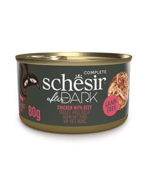 Schesir Cat konz. After Dark Wholefood kuře/hovězí 