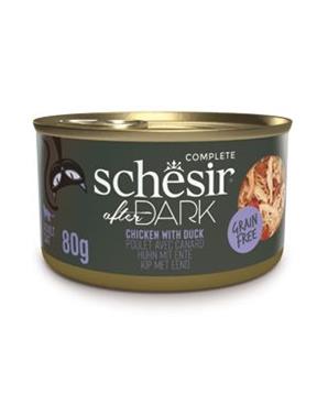 Schesir Cat konz. After Dark Wholefood kuře/kachna 80g