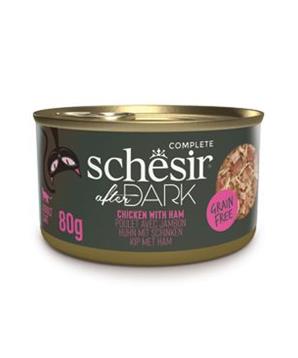 Schesir Cat konz. After Dark Wholefood kuře/šunka 80g