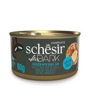 Schesir Cat konz. After Dark Wholefood kuře/vejce 80g