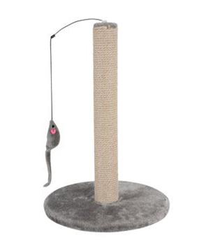 Škrabadlo sloupek s hračkou šedá 48cm Zolux