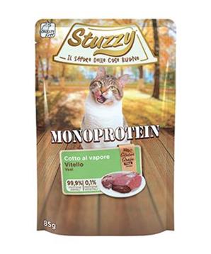 Stuzzy Cat kapsa Monoprotein Telecí paté 