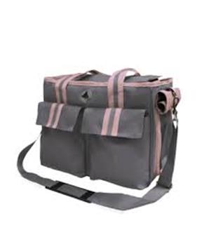 Taška Isabella šedorůžová