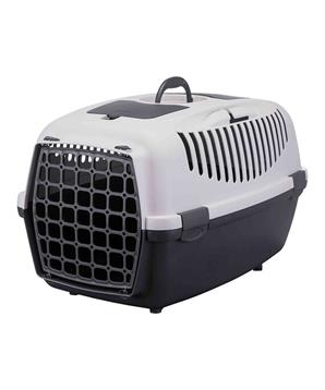 Transportní box CAPRI III 40x38x61cm (max. 12kg) - tmavě šedá/světle šedá