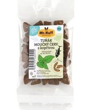 Tuňák moučný červ s kopřivou