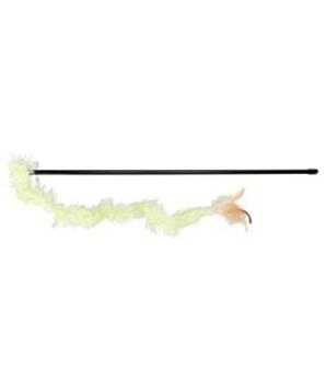 Udička s plyšovým ocasem a peřím 