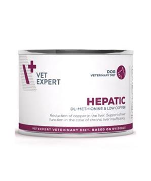 VetExpert VD 4T Hepatic Dog konzerva
