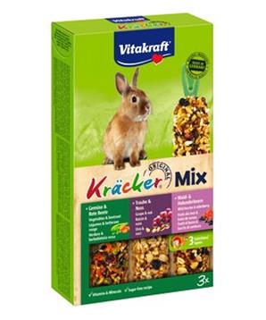 Vitakraft Rodent Kräcker Rabbit Trio mix tyč