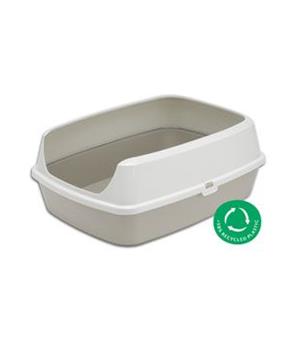 WC kočka MARYLOO 50 cm s vysokým okrajem, šedá