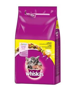 WHISKAS DRY Junior S Kuřecím Masem