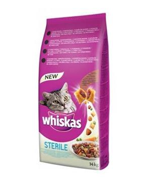 Whiskas Dry s kuřecím masem - STERILE