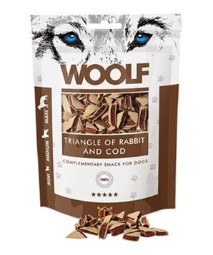 WOOLF pochoutka Rabbit and Cod Triangle 