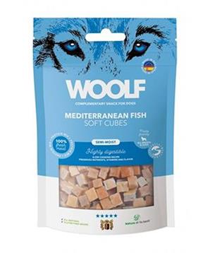 WOOLF pochoutka Soft Cubes Mediteranean Fish 