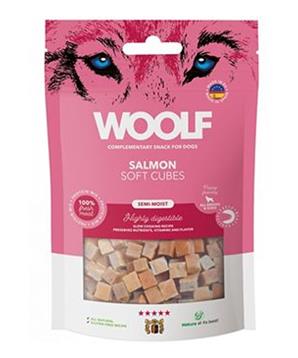 WOOLF pochoutka Soft Cubes Salmon 