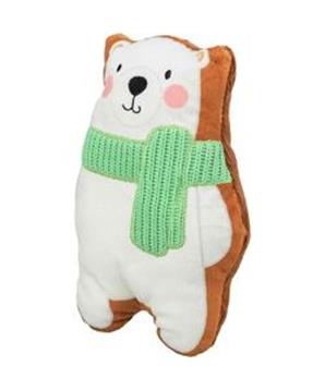 Xmas Bear - medvídek, hračka pro psy, se zvukem, plyš