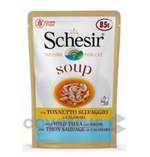 Schesir Cat kapsa Adult Soup tuňák/dýně 