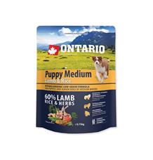 ONTARIO Puppy Medium Lamb & Rice