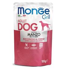 MONGE GRILL kapsička s hovězím masem pro psy 100 g