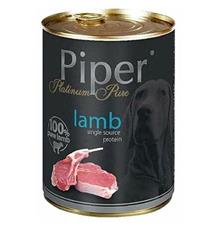 PIPER PLATINUM PURE čisté jehněčí, konzerva pro psy 400 g