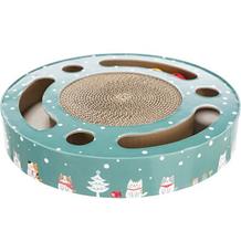 Xmas drum - vánoční škrabací buben s hračkou, ø 33 × 5,5 cm