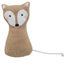 Filcová liška , catnip, béžová