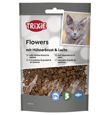 Flowers, kytičky s kuřecími prsy a lososem