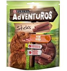Adventuros snack dog - tyčinky s bizoní přích. 