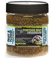 Komodo Tort. Diet - suchoz. želva, ovoce+květy 