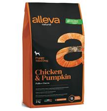 ALLEVA NATURAL Dog Dry Puppy Chicken&Pumpkin Mini