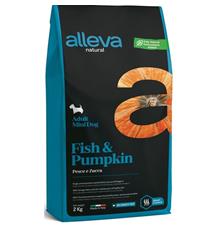 ALLEVA NATURAL Dog Dry Adult Fish&Pumpkin Mini