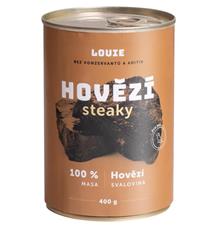 Louie konz. pro psy hovězí steaky 400 g 