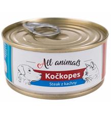 ALL ANIMALS Kočkopes konz. steak z kachny