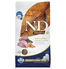 N&D BROWN Dog GF Lamb, Spirulina & Carrot Puppy Medium & Maxi 