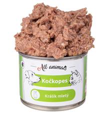 ALL ANIMALS Kočkopes konz. Králík mletý