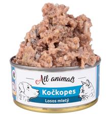 ALL ANIMALS Kočkopes konz. Losos mletý