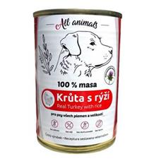 All Animals DOG Krůtí mleté s rýží 400g