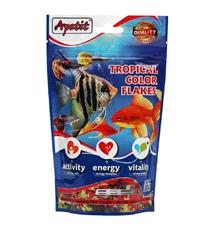 Apetit krmivo Tropical color flakes 