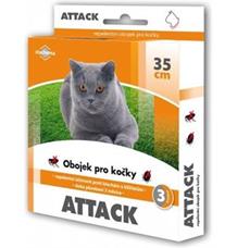 Attack obojek antiparazitární kočka