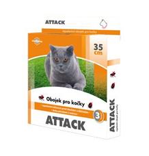 Attack obojek antiparazitární kočka