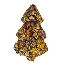 Bezobilný bylink.Vánoční strom. Měsíček,Chrpa,Růže