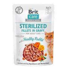 Brit Care Cat Fillets in Gravy Steril Healthy Rabbit