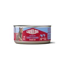 Carnilove Cat Can Paté Turkey & Salmon 