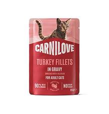 Carnilove Cat Pouch Gravy Turkey+Valerian